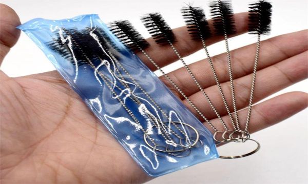 Mini tuyaux d'eau de brosse de nettoyage, tube de verre, outils de nettoyage pour fumer, accessoires avec 5 pièces, set7475556