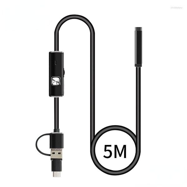 Mini Endoscope Étanche Fil Réglable 6 LEDS 5.5mm Android Type-C USB