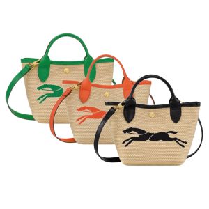 Raffias Straw Weave Tote strandtas haakmand mode mode dames handtas luxurys ontwerper shopper tas heren zomer reistas satchel pochette schoudertassen riem