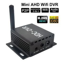 Mini Wifi DVR 1080P Videorecorder 3 in 1 voor AHD CVI TVI-camera's Ondersteuning 128GB-kaart AHD Dvr Bewegingsdetectie Alarmbewaking 240219