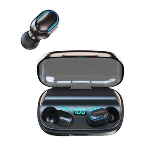 Mini auriculares inalámbricos Bluetooth 5.1 Auriculares TWS Auriculares deportivos al aire libre Pantalla LED de auriculares y estuche de carga para teléfonos inteligentes T11