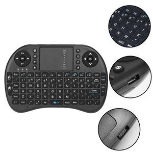 Mini teclado inalámbrico, teclado multimedia con Control remoto, panel táctil, teclado portátil para PC, ordenador y portátil