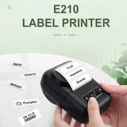 Mini Wireless Label Printer Portable Thermal Maker Bluetooth USB Fast Printing Self Adhesive voor Home Office Store