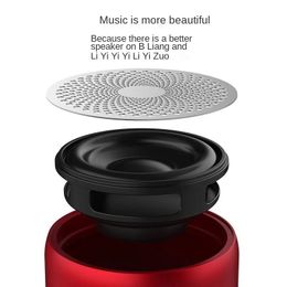 Mini altavoz inalámbrico columna Bluetooth Baja de bajo metal Bass