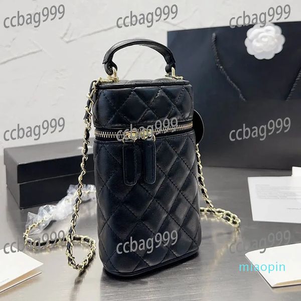 Mini Femmes Flap Zipper Sac À Bandoulière Chaîne En Cuir Polyvalent Shopping Sac Cosmétique De Luxe Designer Sac À Bandoulière Titulaire De La Carte Porte-Monnaie