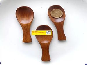 Mini houten lepel theelepel kruiderijengerei thee koffie melk lepel kids ijs schep bedienden gereedschap