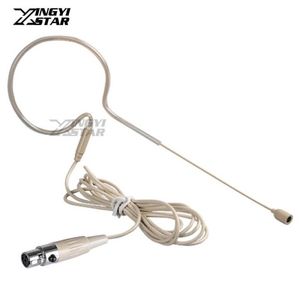 Mini XLR 4 broches TA4F filaire unique oreillette condensateur micro casque Microphone Microfone Microfono pour système sans fil UHF BodyPack Tra2565371