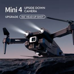 MINI4 Dubbele Camera UAV Z908 2.4GHz WIFI FPV Obstakel vermijden Hoogte Holding Vier As Opvouwbare Radiogestuurde Helikopter Drone Speelgoed