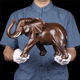 Miniatuur tuin decoratie hars olifant beeldje thuis standbeeld ambachten kantoor woonkamer feng shui decor ornamenten 211108