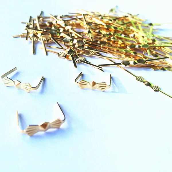Miniaturas envío gratis 1000pcs L33 mm cromo / dorado de mariposa / corbata, perlas de cristal conector de bowtie de metal mariposa.