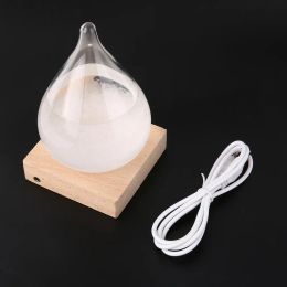 Miniatures 11 styles Transparent Prévisions météorologiques bouteille Storm Glass Glass Water Drop Globe Ornaments Glass Accessoires Boul