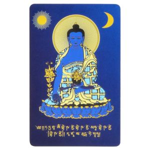 Miniaturen 2024 Medicijn Boeddha Kaart Decor Kaart Breng geluk w5501