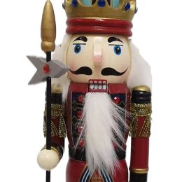 Miniaturen 30 cm Hoogte houten notenkraker soldaat ornamenten kerstpoppen collectibles drum