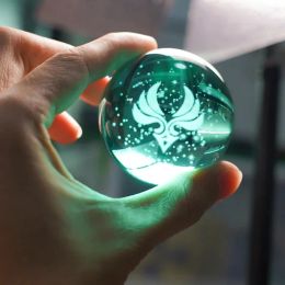 Miniatures 5,6 cm jeu Genshin Impact Cosplay oeil de Dieu élément boule lumière eau vent tonnerre feu roche glace ornement maison décor de bureau