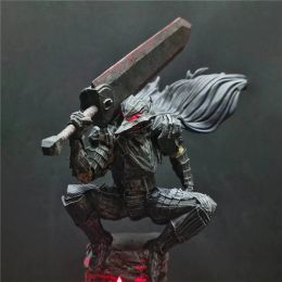 Miniatures Berserk Guts Statue Night Light Resin Crafts Action Figure Collection Figurine Modèle Toy Home Desktop Ornements Decoration Cadeau