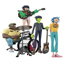 Miniatures Gorillaz Band Action Figure Resin Virtual Band Simulation Ornament 2D Noodle Murdoc Russel Model Doll Hand Toys Children's Gifts