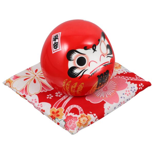 Miniaturas figuras japonesas de Daruma, adorno de huevo de Dharma, decoraciones de escritorio de oficina, mascota