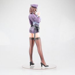 Miniatures Jouets Belle Fille Série Marié Policière Akiko Debout 1/6 PVC 16 CM Figure Anime Collection Modèle Poupée Jouet Bureau Ornement G