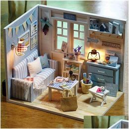 Miniatures Toys Children Manual Diy Cabin Model Sunshine Boys Girls Birthday Holiday Gifts T200622 Drop Delivery Novelty GA DHKJV