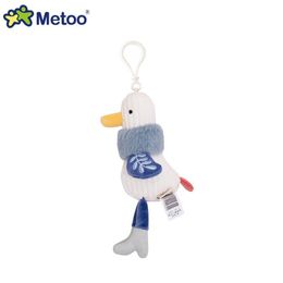 Miniatures Toys Mickey Rabbit Metoo Gull Baby Doll Striped Duck Tankule Duck Small Seagull Pluche Doll Doll Pendant