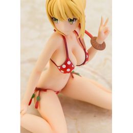 Miniatures Toys Native Beautiful Girl -serie Nero Claudius en Jeanne D'Arc PVC 12 cm Figuur Anime Sexy Collection Model Doll speelgoed Desk Orn