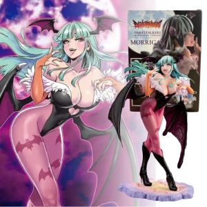 Miniaturen Vampireed Hunter Figuur met Doos Aensland Morrigan Anime Girl Model Standbeeld Cadeau