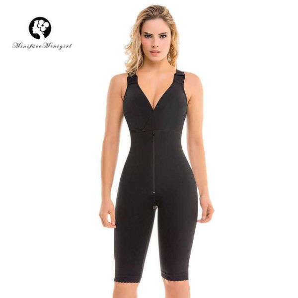 Minifaceminigirl Femmes PostSurgery Post-partum Colombien Full Body Shaper Tummy Control Minceur Shapewear Fajas Colombianas CX200803