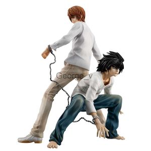 Minifig 24cm Death Note Anime Figure Light Yagami L Action Figure 1160# Yagami Light 1200# L Lawliet Figurine Collectible Model Doll Toy J230629