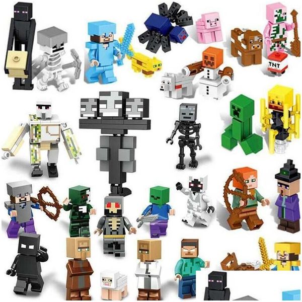 Minifig 29 Pc / Lot Ensembles de jouets de construction Minifig Action militaire Mini figurines Blocs de l'armée Jouets Livraison directe Jouets Cadeaux Blocs Modèle Buildin Dheyw