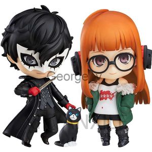 Minifig #989 Ren Amamiya Persona 5 Joker Anime Figure Megami Tensei Protagonist Action Figure #793 MorganaFutaba Sakura Figure Doll Toy J230629