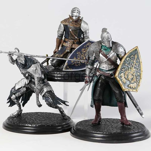 Minifig Hot Game Dark Souls Black Knight Faraam Knight Artorias The Abysswalker Advanced Knight Warrior PVC Statue Figure Jouet J230629