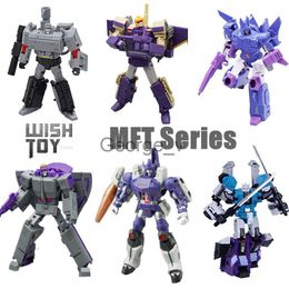 Minifig MFT Transformatie MF MS Sixshot Blitzwing Astrotrain Cyclonus Galvatron G1 Pioneer Series Pocket War Action Figure Robot Speelgoed J230629