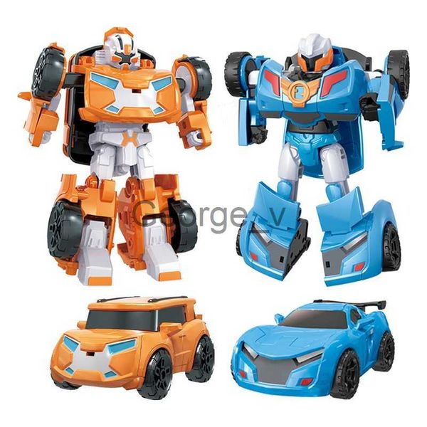 Minifig Mini Tobot Transformation Robot Jouets Corée Dessin Animé Frères Anime Tobot Déformation Voiture Avion Jouets pour Enfants Cadeau J230629