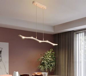 Minimalisme moderne pendentif LED lumières pour salle à manger suspendus lumières Suspension lampe nordique lustres Luminaire Suspension luminaires