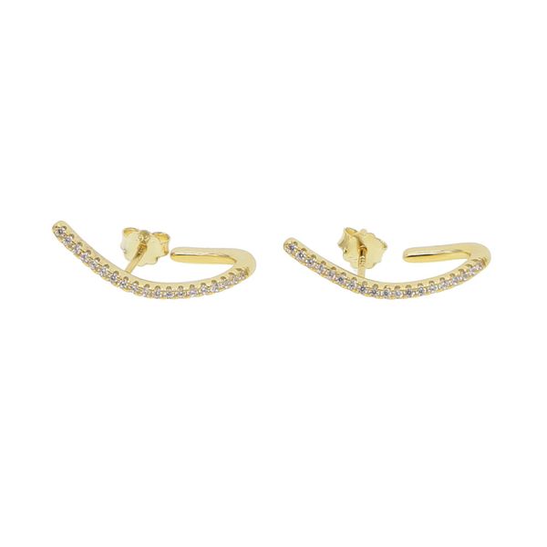 Boucles d'oreilles minimalistes en argent Sterling 925, barre d'étain J, petites boucles d'oreilles délicates et mignonnes, Cartilage Helix Piercing, boucle d'oreille en or