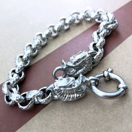 Gunstige draak Totem unieke drakenketting heren- en damesarmband titanium staal roestvrij staal primaire kleur vervaagt niet opvallend explosief