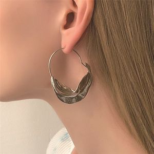 Minimalistische bedels Zinklegering oorbellen Onregelmatige oorbel sieraden voor vrouwen E6822
