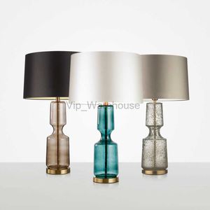 Minimalistische decor staande lamp Retro Nachtkastje Antiek E27 Glazen tafellamp Woonkamer slaapkamer villa hotel design Bed zijlamp HKD230808