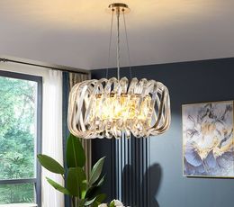 Minimalistische LED Hanglampen Crystal Opknoping Lamp Slaapkamer Decor Moderne Binnenverlichting voor Keuken Woonkamer Glans Pendente