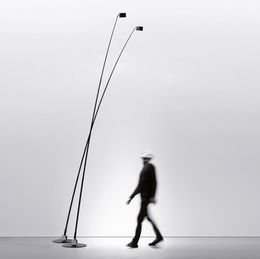 Lámpara de pie LED lineal minimalista, diseño de Moda Nórdica, habitación de Hotel, apartamento, Villa, luces de pie, iluminación interior moderna