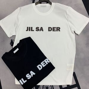 Minimalistische stijl t-shirt heren designer mode T-stukken losse letters katoenen casual shirts met korte mouwen voor mannen en vrouwen