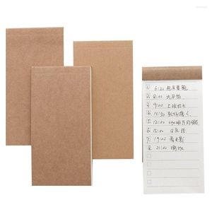 Bloc-notes minimaliste en papier Kraft déchirable, bloc-notes pour liste de choses à faire, planificateur, papeterie fournitures scolaires et de bureau