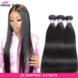 Mink Brazilian Straight Virgin Hair 3 Bundles Straight Hair Weave Bundles Extensiones de cabello humano malasio peruano