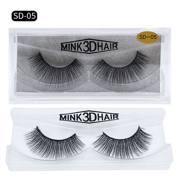 MINK Cils 11 styles Vente 1 paire / lot 100% Réel Sibérien 3D Bande Complète Faux Cils Longs Cils Individuels Cils Extension DHLfree