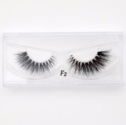 Cils de vison cils clairs cils oculaires CRISSCROSS Band transparent faux cils cils dramatiques à la main Upper Lash8566665