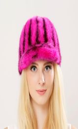Mink Fur Mink Hat Leisure Cap Hat01234567891011124073158