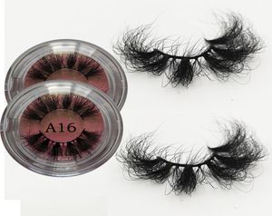 Las pestañas de visón enteras de 25 mm Fneyelashes 3d Pequeñas Cosméticas Cosméticos Dramáticos Dramáticos Fluffy Eyelash Private Logo8962445