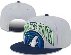 Minnesota''Timberwolves''Ball Caps 2023-24 unisexe luxe mode coton Champions casquette de baseball chapeau snapback hommes femmes chapeau de soleil broderie printemps casquette d'été en gros a