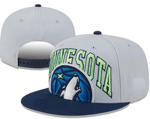Minnesota''timberwolves'ball Caps 2023-24 Unisex Fashion Cotton Champions Finale Baseball cap Snapback Men Women Sun Hat Borduurwerk Spring Summer '' 'Cap A