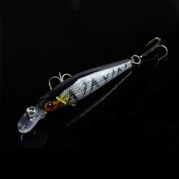 Minnow Visserij Lures Bass Cankbait Hooks Tackle Crank Baits 3D Eye Fishing Lure Opp Tas 8,4 g 8,5 cm / 3,35 "